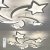 Люстра светодиодная ESTARES ROOM star 100W 5S-APP-695x70-WHITE/WHITE-220-IP20 Управляемая