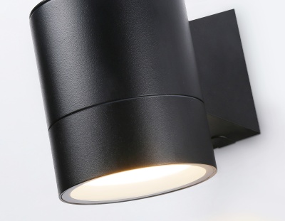 Светильник уличный настенный архитектурный ST3302 BK черный IP54 GX53 max 15W 115*90*140