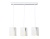 Светильник подвесной Ambrella TN5138/3 WH белый E27/3 max 40W 400*80*1150