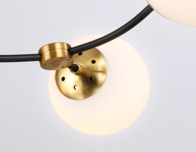 Люстра подвесная Ambrella TR2548/5 BK/SB черный/бронза E27/5 max 60W 950*600*450