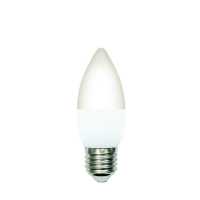 Лампа светодиодная VOLPE LED-C37-6W/3000K/E27/FR/SLS серия Active