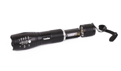 Фонарь CAMELION LED51530 черный LED XML-T6 ZOOM 5 реж 3XLR03 алюм. откр. блистер