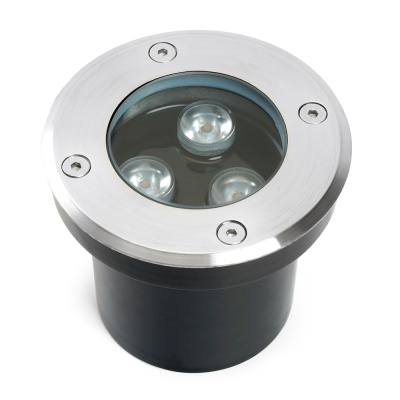 Светильник тротуарный FERON SP2801 3W 4000К D100*H80mm внутренний диаметр: 70mm IP67