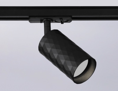 Трековый светильник со сменной лампой GL5133 BK черный GU10 max 12W AMBRELLA