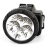 Фонарь ULTRAFLASH LED5365 налобный аккум., черный 5LED 2режима, пластик (1/90)