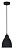 Светильник подвесной CAMELION PL-430S-1 С02 чёрный (LOFT) 60W, 1х E27, 230В, металл