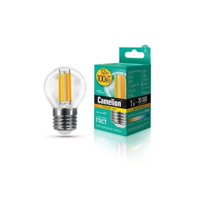 Лампа CAMELION LED12-G45-FL/830/E27 220V 12W