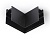 Коннектор угловой для накладного шинопровода Magnetic GL3372 BK черный 85*85*H53.7 AMBRELLA
