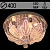 Люстра 55332/400 CR хром 4х40W E14 LED-RBP ПДУ d400, SDA20
