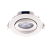 Светильник светодиодный JAZZway PSP-R 9044 7W 4000K встр. круг/поворот White IP40 (50)