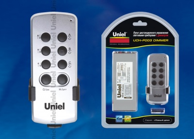 Пульт управления светом UNIEL UCH-P003-G3-450W-30M с диммером, три канала. Блистерная упаковка