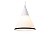 Светильник подвесной Ambrella TR3166 WH/BK белый/черный E27 max 60W D155*1000