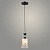 Подвес N5832/1HQ BK+AM черный 1х40W Е27 d120 h800, QH23