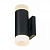 Спот настенный ИМИДЖ IL.0005.1502 BK GU10 2*10W Черный