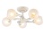 Потолочная люстра TR3062/5 WH/SL/FR белый/серебро/белый матовый E27/5 max 40W D615*245