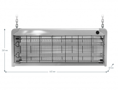 Антимоскитный светильник Ergolux MK-005 2x20Вт, люм лампа (8)