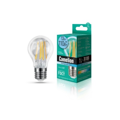 Лампа CAMELION LED13-A60-FL/845/E27 220V 12W