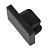 Заглушка торцевая VOLPE UFB-Q122 C21 BLACK 1 POLYBAG для типа G, Черная