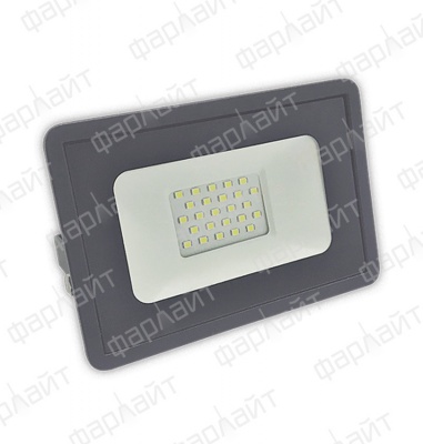 Прожектор светодиодный Фарлайт СДО 30Вт 4000К IP65 серый (1/40)