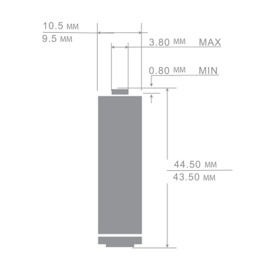 Батарейка Ergolux R6 SR4, 1.5В (4/60/960)