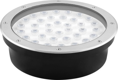 Светильник тротуарный FERON SP2708 24W 24LED Теплый белый, IP67, 250*H90mm