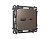 MO641010 Комплект механизма розетки OMEGA Темная бронза матовый 2USB A+C 20W QUANT(OP6410,VM177)