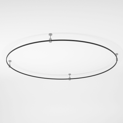 Esthetic Magnetic Шинопровод Round черный Ø1800 85218/00