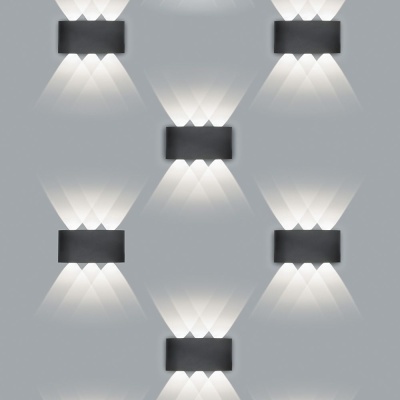 Светильник FERON DH101 6*1W, 450Lm, 4000K, черный, 170*80*40