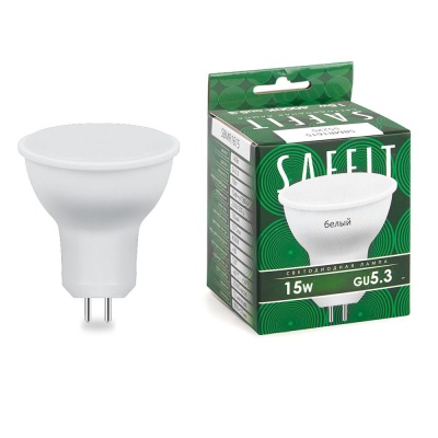 Лампа светодиодная SAFFIT 15W 230V GU5.3 4000K MR16, SBMR1615