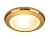 Светильник Ambrella TN110 GD золото GU5.3 D92*35 IP44 встраиваемый, влагозащищенный