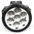 Фонарь ULTRAFLASH LED5362 налобный аккум., черный 7LED 2режима, пластик (1/100)