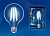 Лампа светодиодная UNIEL LED-G95-10W/4000K/E27/CL PLS02WH картон прозрачная. Серия Sky