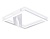 Светильник Ambrella FL51463/1+1 WH белый 70W 3000K-6400K+4200K 500*500*110 (ПДУ РАДИО 2.4G)