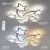 Люстра светодиодная ESTARES ROOM star 100W 5S-APP-695x70-WHITE/WHITE-220-IP20 Управляемая