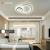 Люстра светодиодная ESTARES SUVON 80W 2R-ON/OFF-500x400x70-WHITE/BLACK/CLEAR-220-IP20