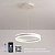 Люстра светодиодная ESTARES STELLA 64W R-APP-400x1200-WHITE/WHITE-220-IP20 Управляемый светодиодный