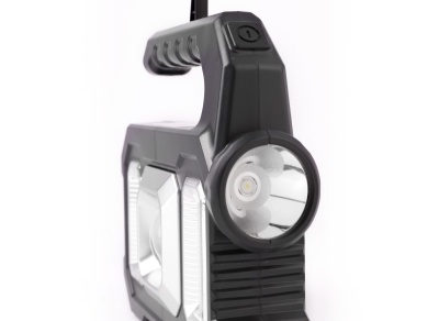 Фонарь ULTRAFLASH LED51526 аккум. 4В, черный, 1LED+COB+6xSMD, 3 Вт, 4 реж, Micro-USB, бокс