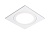 Светильник встраиваемый AMBRELLA TN51824 WH белый GX53 max 15W 110*110*39