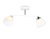 Светильник подвесной Ambrella TR303001/2 WH/CH/FR белый/хром/белый матовый E27/2 max 40W 560*140*240