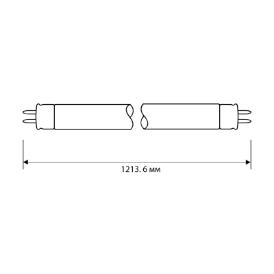 Лампа люминесцентная CAMELION FT8 36W/54 (25)