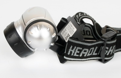 Фонарь ULTRAFLASH LED5353 налобный, металлик 19LED 4режима, 3хR03, пластик (1/5)