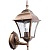 Светильник FERON PL611 60W 230V E27 145*195*340мм черное золото (на стену вверх)