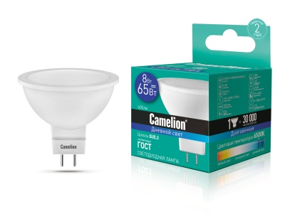 Лампа CAMELION LED8-S108/865/GU5.3 220V 8W
