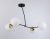 Люстра подвесная Ambrella TR2544/4 BK/SB черный/бронза E27/4 max 60W 700*450*450