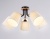 Потолочный светильник Ambrella TR4733/5 BK/LWD черный/светлое дерево E27/5 max 40W D610*270