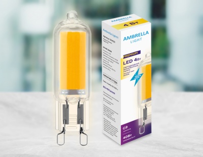 Лампа Ambrella Filament LED G9 4W 3000K (40W) 220-230V