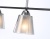 Люстра подвесная Ambrella TR303244/4 BK/CH/SM/FR черный/хром/дымчатый/белый матовый E27*4 max 60W