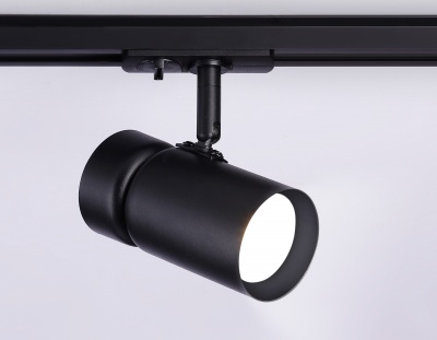 Трековый светильник со сменной лампой GL5144 BK черный GU10 max 12W AMBRELLA