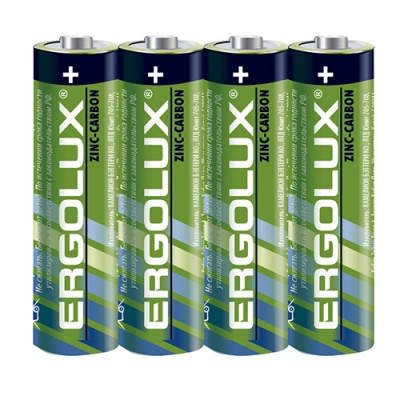 Батарейка Ergolux R6 SR4, 1.5В (4/60/960)