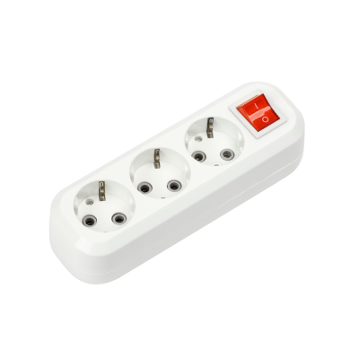 Колодка IN HOME УЗВ-3-GRAND трехместная с выключателем и заземлением 5230 